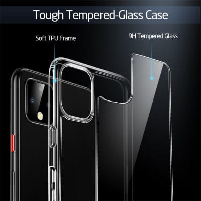 Pixel 4 Mimic Tempered Glass Case 3