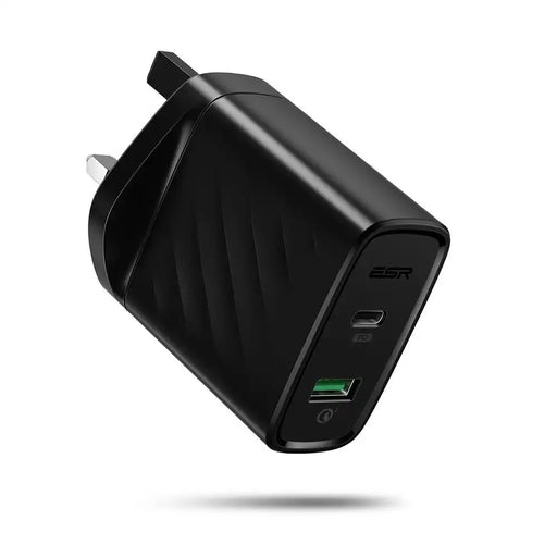 Wall Charger | 8W Power Delivery Type-C | 18W Qualcomm Quick Charge 3.0 USB - 1