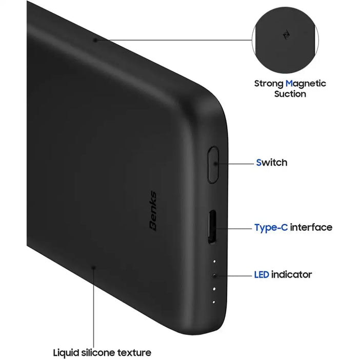 MagClap On-Go Power Bank 10000mAh | Apple | iPhone 12 / 13 / 14 Series - 3