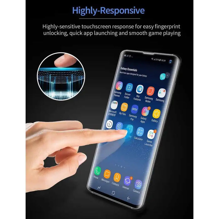 Liquid Skin Full-Coverage Screen Protector | Samsung Galaxy S10 - 3