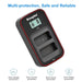 KingMa BLN-1 Set | Olympus | 1140mAh Battery | Dual Charger | LCD - 4