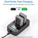 KingMa BLN-1 Set | Olympus | 1140mAh Battery | Dual Charger | LCD - 3