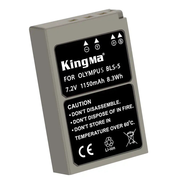 KingMa BLS-1 BLS-5 & BLS-50 | Olympus | 1150mAh | Replacement Battery - 1