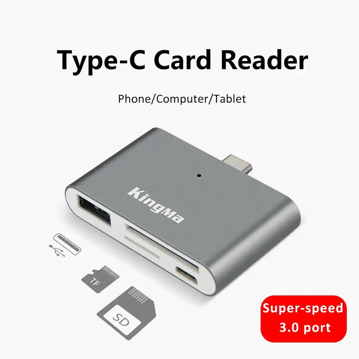 KingMa BM-U008 | USB 3.0 TF & SD Card Reader | USB Type-C - 2