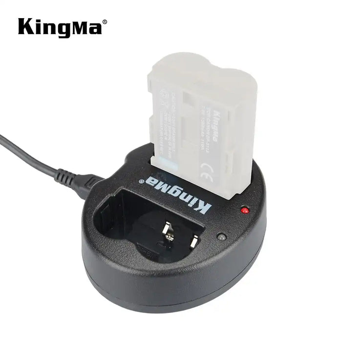 KingMa BP-511 & BP-511A Charger | Canon | Dual Slot | LED - 5