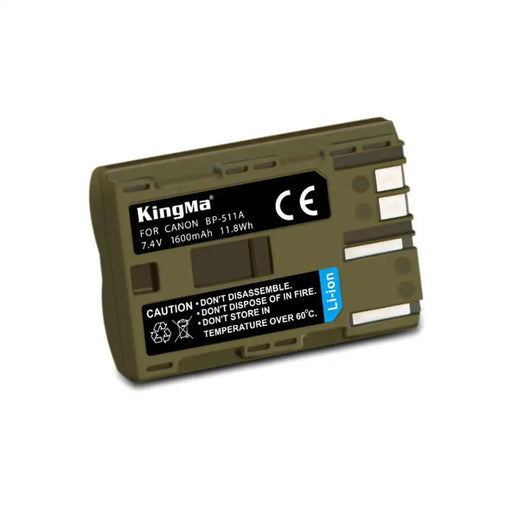 KingMa BP-511A | Canon | 1600mAh | Replacement Battery - 1