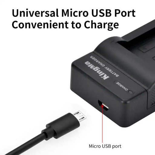 KingMa DMW-BCF10 Charger | Panasonic | Single Slot | LED - 2