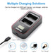 KingMa DMW-BLC12 Set | Panasonic | 1050mAh Battery | Dual Charger | LCD - 5