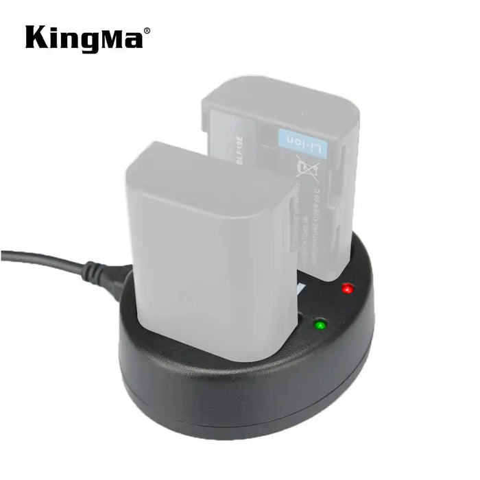 KingMa DMW-BLF19 & DMW-BLF19E Charger | Panasonic | Dual Slot | LED - 5