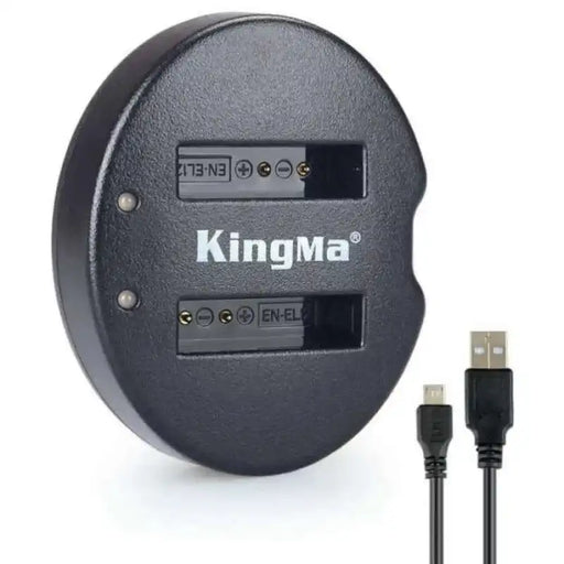 KingMa EN-EL12 Charger | Nikon | Dual Slot | LED - 1