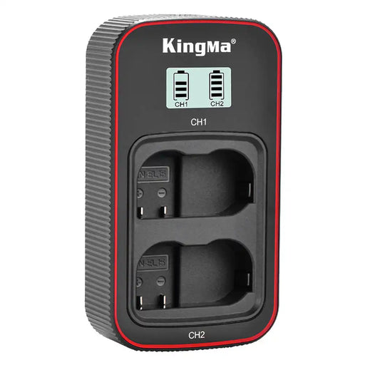 KingMa EN-EL15 Charger | Nikon | Dual Slot | LCD - 1