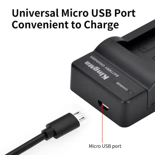 KingMa EN-EL23 Charger | Nikon | Single Slot | LED - 2