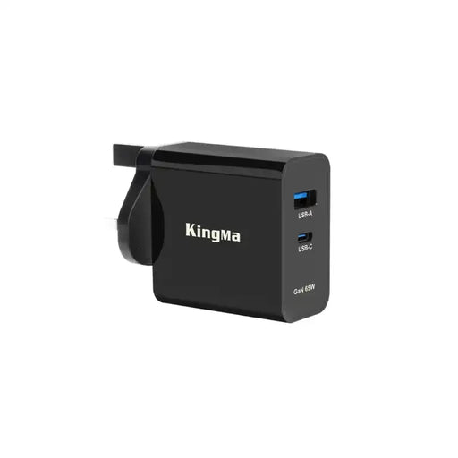 KingMa GaN 65W Wall Adapter | Dual Port | Type-C and USB A - 1