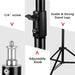 KingMa BM-2800 | Lightweight | Sturdy | Aluminium Tripod - 3