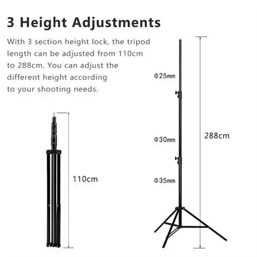 KingMa BM-2800 | Lightweight | Sturdy | Aluminium Tripod - 4