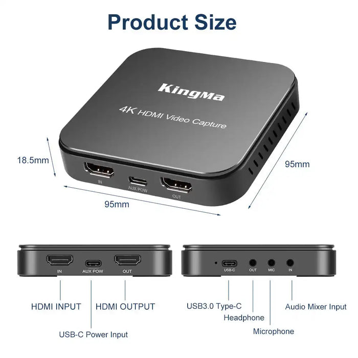 KingMa BMU031 & BMU032 | HDMI Video Capture | 4K - 4