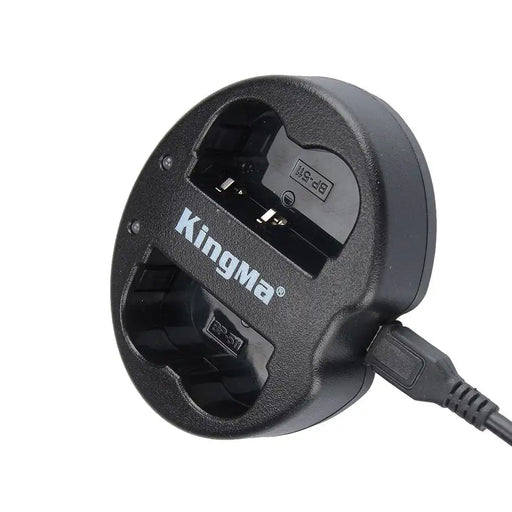 KingMa BP-511 & BP-511A Charger | Canon | Dual Slot | LED - 1