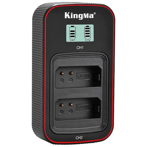 KingMa LP-E10 Charger | Canon | Dual Slot | LCD - 1