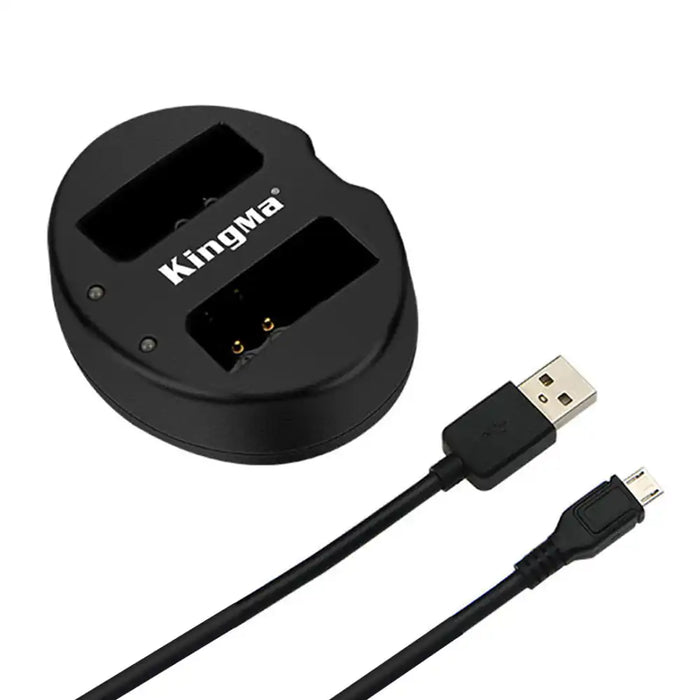 KingMa LP-E10 Charger | Canon | Dual Slot | LED - 1