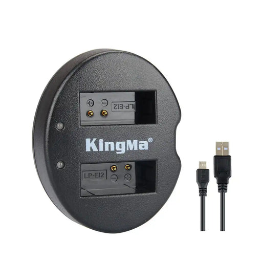 KingMa LP-E12 Charger | Canon | Dual Slot | LED - 1