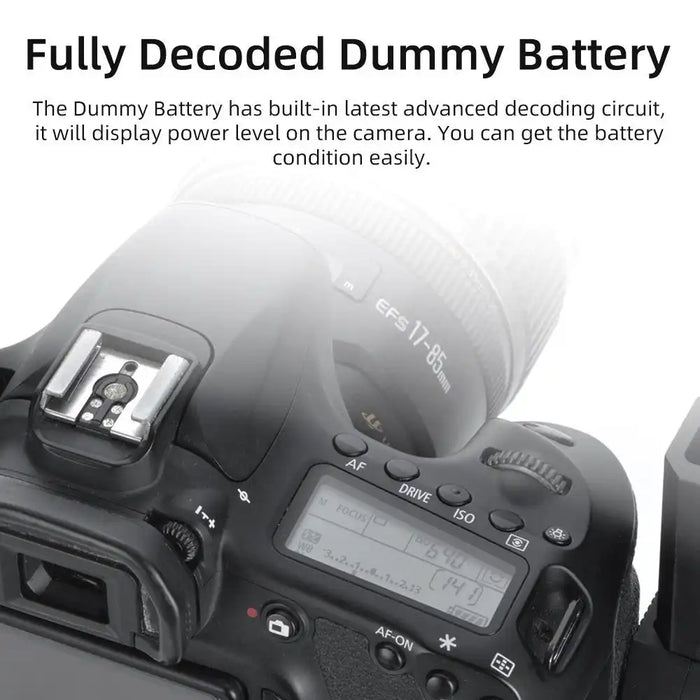 KingMa LP-E17 | Canon | Dummy Battery | DC Connector Version2 - 2