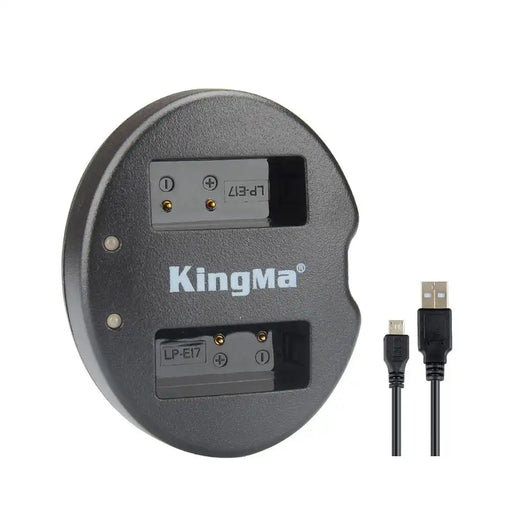 KingMa LP-E17 Charger | Canon | Dual Slot | LED - 1