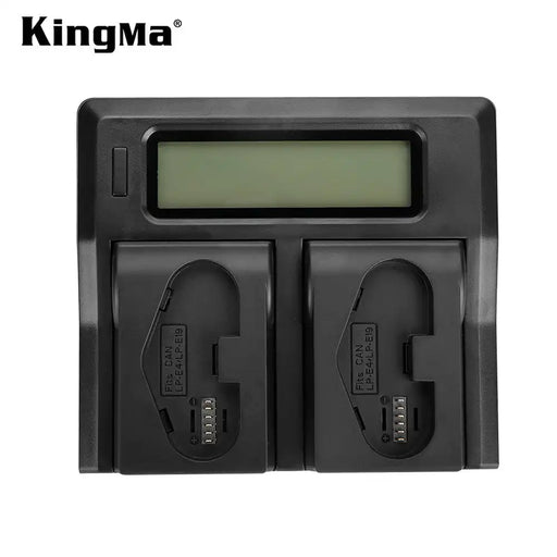 KingMa LP-E19 / LP-E4N Smart AC DC Charger | Canon | Dual Slot | LCD Display - 1