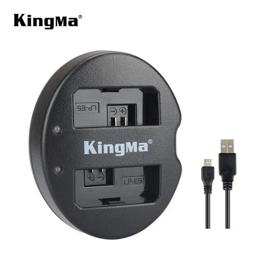 KingMa LP-E5 Charger | Canon | Dual Slot | LED - 1