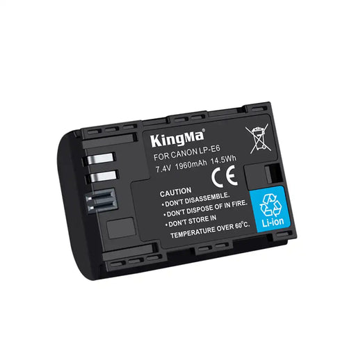 KingMa LP-E6 | Canon | 1960mAh | Replacement Battery | Fully Decoded - 1