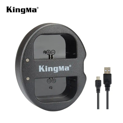 KingMa LP-E6 Charger | Canon | Dual Slot | LED - 1