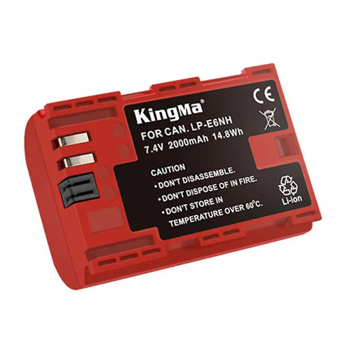 KingMa LP-E6NH | Canon | 2000mAh | Replacement Battery | Fully Decoded - 1