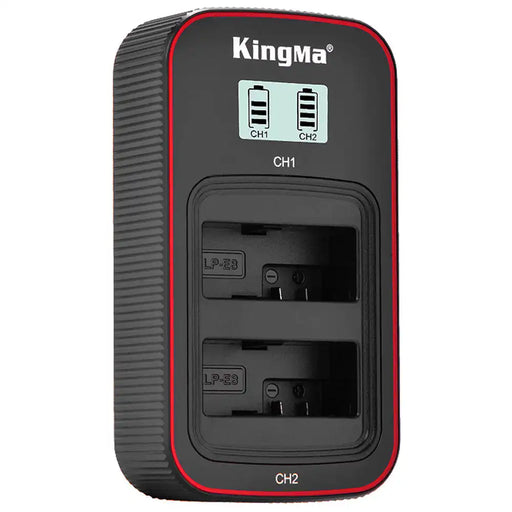 KingMa LP-E8 Charger | Canon | Dual Slot | LCD - 1