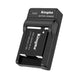 KingMa NB-6LH & NB-6L Set | Canon | 1000mAh Battery | Single Charger | LED - 1