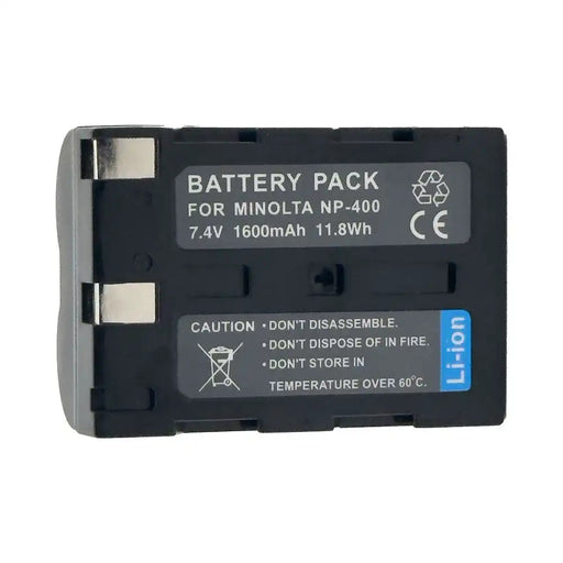 KingMa NP-400 Replacement Battery | Minolta | 1600mAh - 1