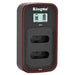 KingMa NP-BX1 Charger | Sony | Dual Slot | LCD - 1