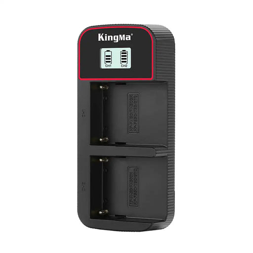 KingMa NP-F550 Charger | Sony | Dual Slot | LCD - 1