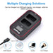 KingMa NP-FW50 Set | Sony | 1080mAh Battery | Dual Charger | LCD - 5