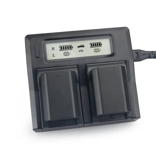 KingMa NP-FZ100 Smart Digital Charger | Sony | AC & DC Dual Slot - 2