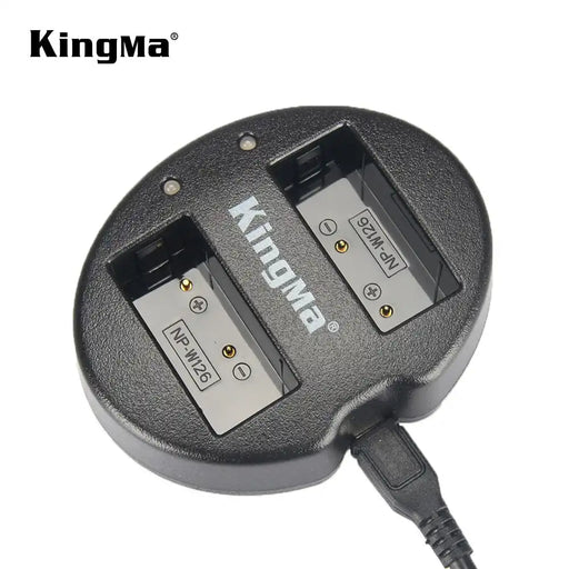 KingMa NP-W126 Charger | Fujifilm | Dual Slot | LED - 2