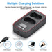 KingMa NP-W235 Set | Fujifilm | 1960mAh Battery | Dual Charger | LCD - 5