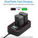 KingMa NP-W235 Set | Fujifilm | 1960mAh Battery | Dual Charger | LCD - 3