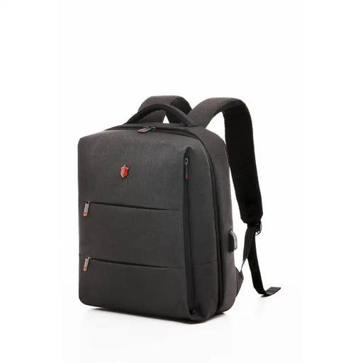 Krimcode Premium Quality K-TEC Fabric Modern Business-Formal Backpack - Dark Grey - 1