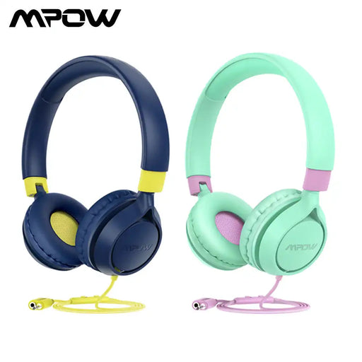 Mpow CHE1 Pro Wired Foldable Kids Headsets with Volume-Limiting 85/94dB - 1