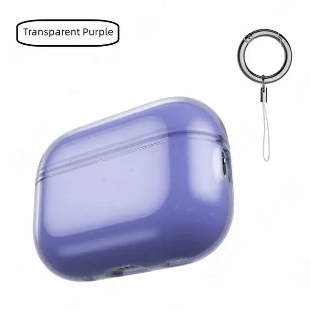 NYZE Clear Slim Case with Key Ring Strap | Apple | Airpods Pro 2 - 7