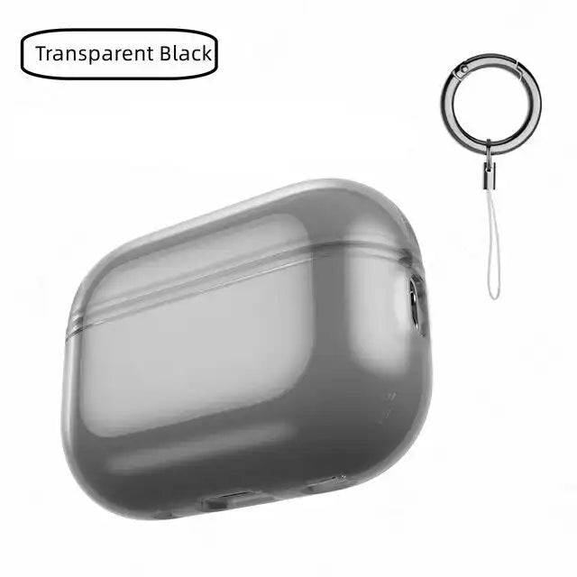 NYZE Clear Slim Case with Key Ring Strap | Apple | Airpods Pro 2 - 3