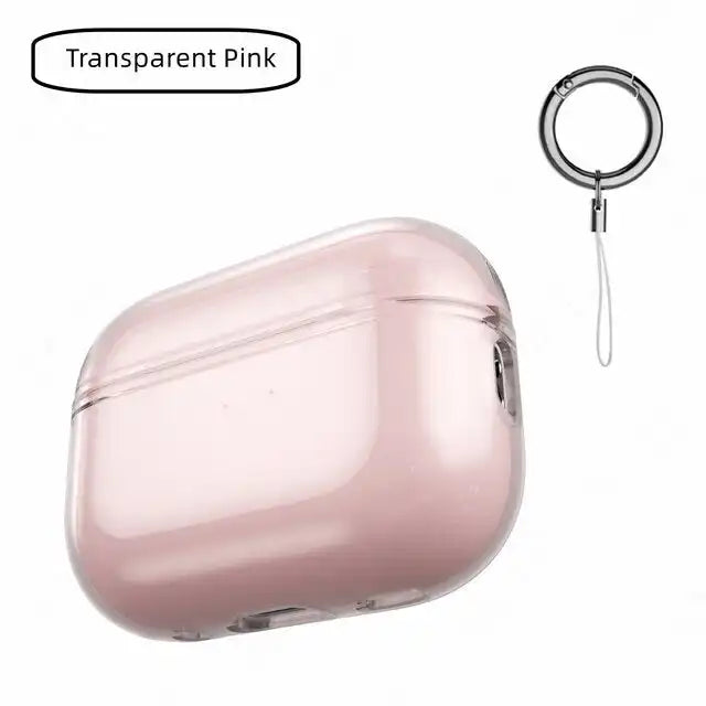 NYZE Clear Slim Case with Key Ring Strap | Apple | Airpods Pro 2 - 5