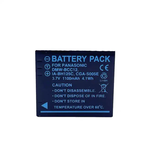 NYZE DMW-BCC12 / BH125C / CGA-S005E Replacement Battery | Panasonic Camera | 1100mAh - 2