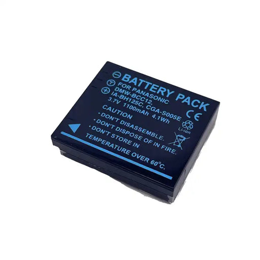 NYZE DMW-BCC12 / BH125C / CGA-S005E Replacement Battery | Panasonic Camera | 1100mAh - 1