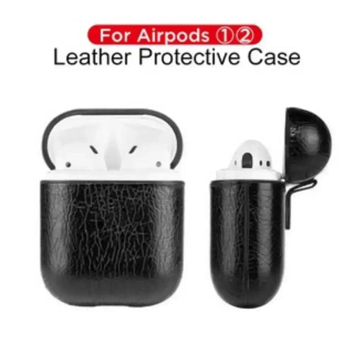 NYZE Protective Business Style Leather Case | Apple | AirPods 1 | Airpods 2 - 1