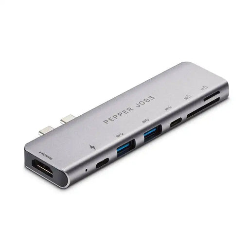 PEPPER JOBS Dual USB-C Hub with 4K HDMI | Apple | MacBook Pro 13/15’ (2016-2018) - 1